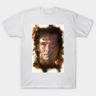 Patrick Swayze - Custom Digital Artwork T-Shirt